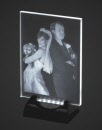 extra large photo crystal frame with led lights